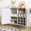 Armoire à café 37,7 po avec porte-bouteilles et tiroir de rangement-167501134