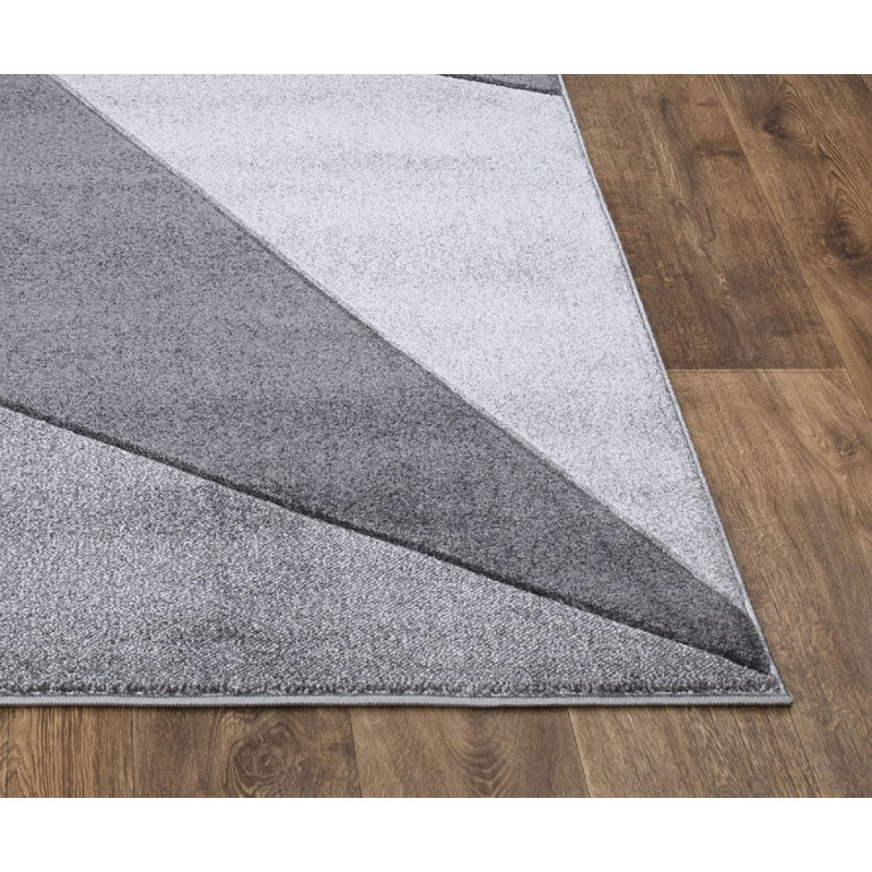 Madalynn Geometric Area Rug, Rectangle 60 x 110cm