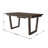 Extendable Solid Wood Dining Table With Sled Legs, Farmhouse Dining Table For Kitchen-1593930888