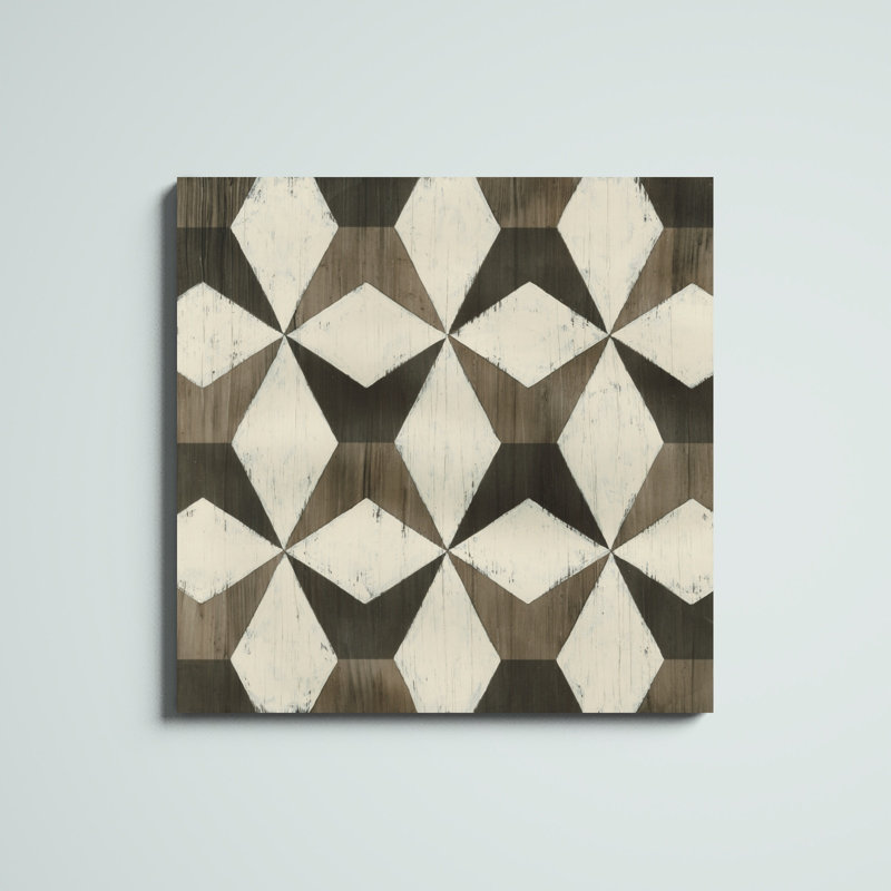 «Driftwood Geometrie IX», impression sur toile, H 36 po x l 36 po