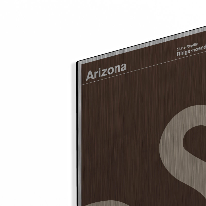 "State Posters AZ" par Print Collection, H 24 po x l 16 po