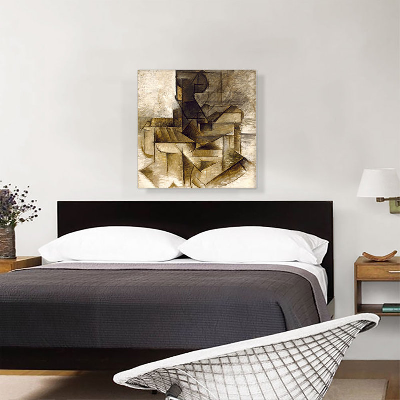 «The Rower 1910» par Pablo Picasso, reproduction d'art sur toile tendue, H 26 po x l 26 po x P 0,75 po