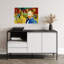 Portrait d'un café de nuit, coloré, dramatique et vibrant, impression d'art mural-493473078