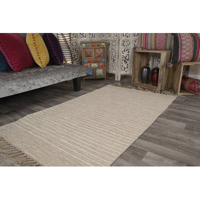 Amasia Striped Hand Woven Area Rug