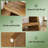Entryway Bench,2-Tier Shoe Bench,Rectangular Bed Bench