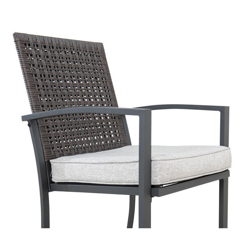 Square 3 Piece 2 - Person 69.49Cm L Bistro Set with Cushions