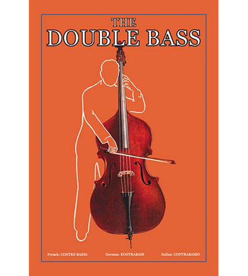 « the double bass », affiche rétro