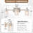 3-Light Modern Brushed Nickel Vanity Light, Diamond-Cut Textured Glass Bathroom Wall Sconce