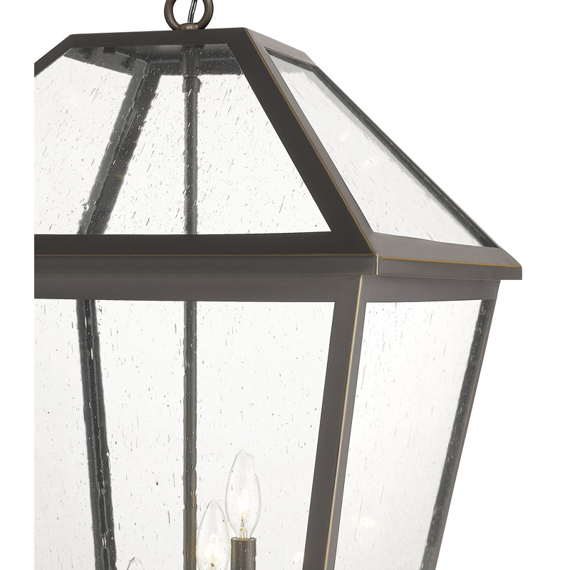 Anzar 4 - Light Outdoor Pendant, Olde Brass