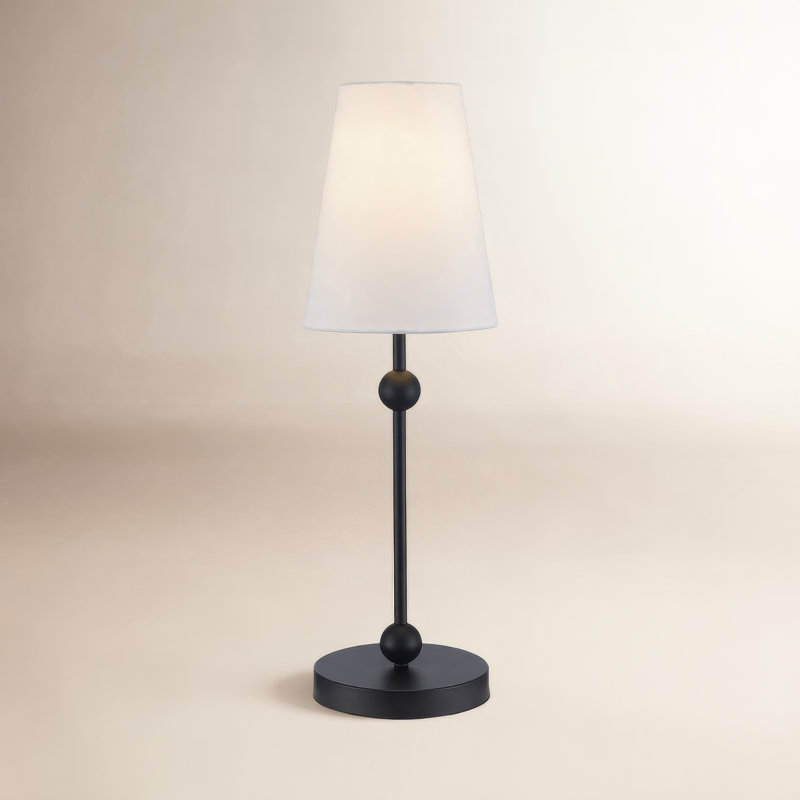 Lampe de table 1 lumière Kael, Noir