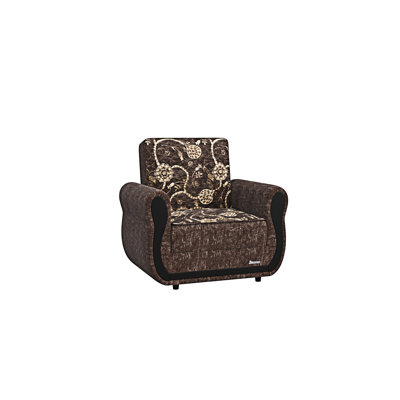 Fauteuil rembourré convertible avec rangement