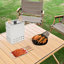Barbecue portatif en acier inoxydable