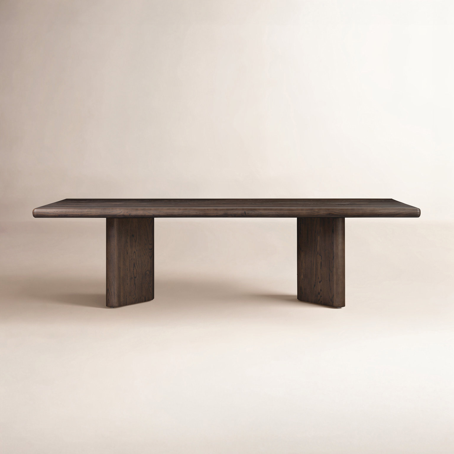 96" Oak Dining Table, Gray Reclaimed French Oak