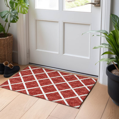 Tapis rouge Uran AMF140 lavable à la machine de qualité supérieure