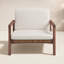 Chaise de patio avec coussins Nicholson
