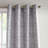 Offset Grid Grommet Light Filtering in Deep Blue Curtain Panel Pair (Set of 2)-75080815