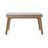 Wave 53,54" Rectangular Writing Desk 2 Drawers 