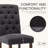 Artemisia Tufted Upholstered Wooden Dining Chairs-1117728354