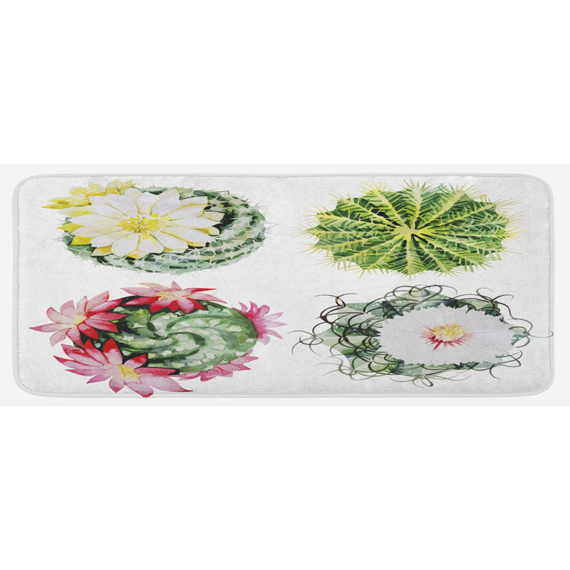 Tapis de cuisine cactus