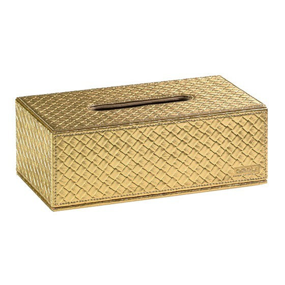 Housse pour boîte de tissu Oconto, Or