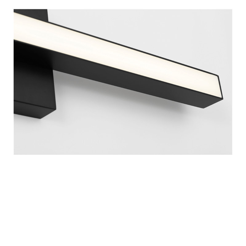 Coiffeuse Marque, Nuit noire, H 4,5 po x l 24 po x P 2,25 po