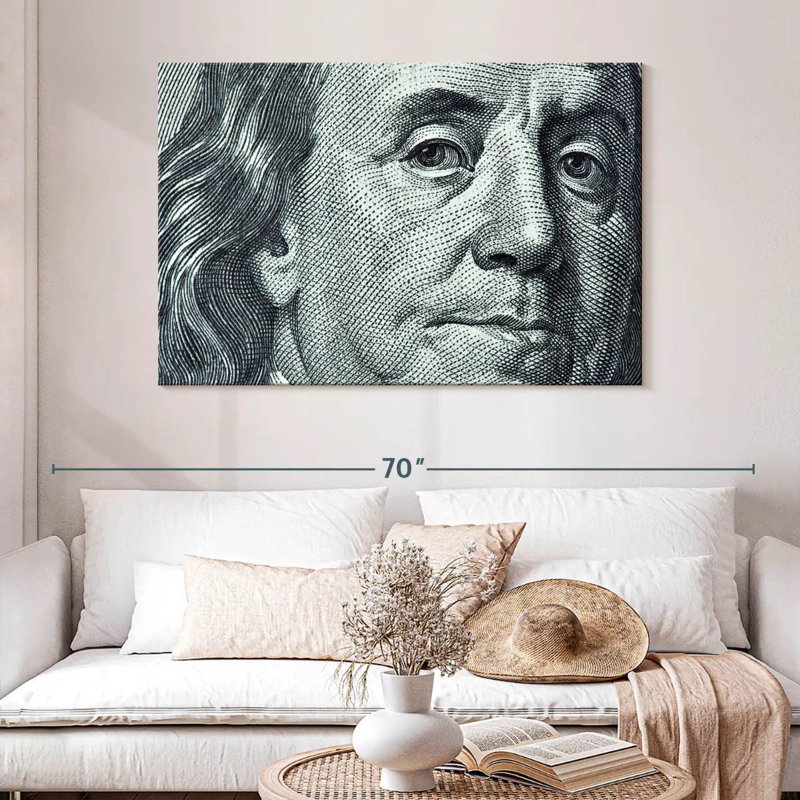 Leisha Benjamin Franklin, 32" H x 48" W