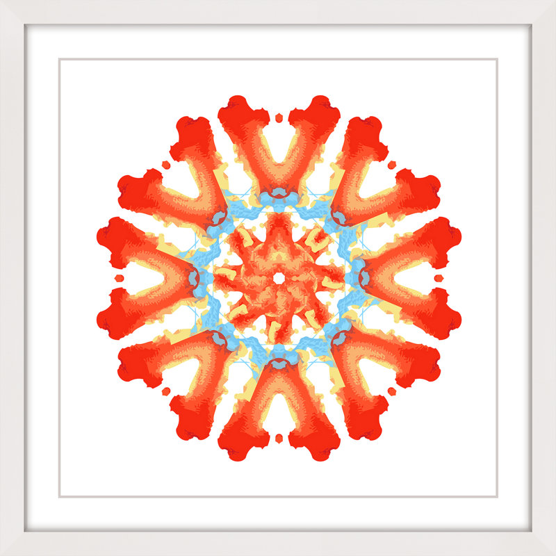 Single Picture Frame Print, 41 x 41cm, White