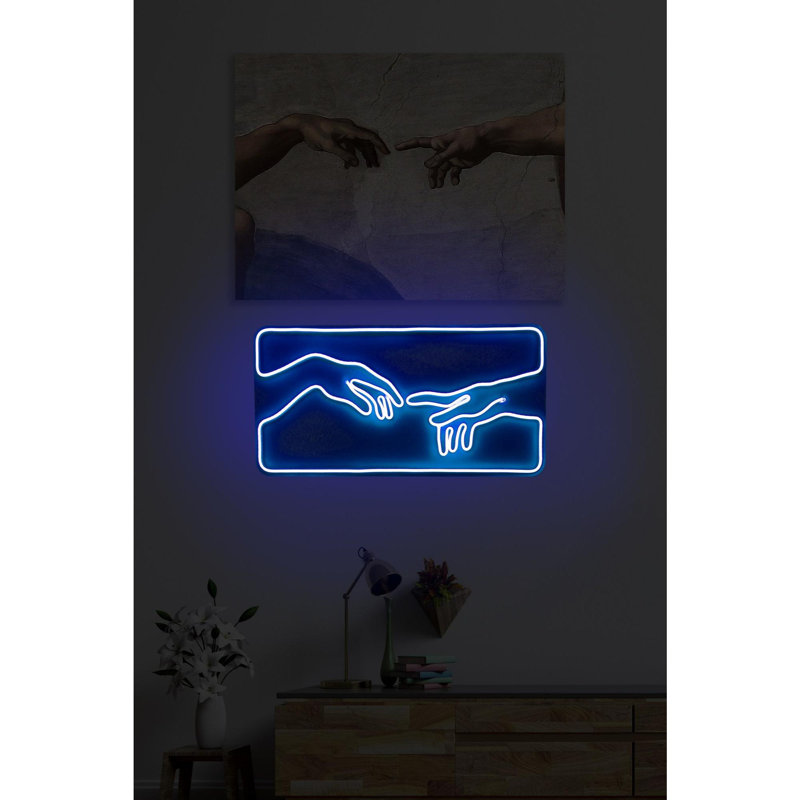 Bande de néon flexible à DEL, bleu imperméable | 12 V 4 A DC, 12,6 x 11,0 x 0,8 pouces | Gabarit en mousse de PVC, 240 lumens, 3400K | Idéal pour la décoration intérieure, les fêtes et les événements | Conception écoénergétique et durable
