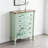 Retro Painted Solid Wood Five-drawer Accent Chest