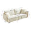 Canapé 88 places en chenille 3 places avec coussins décoratifs 88 po-678073126