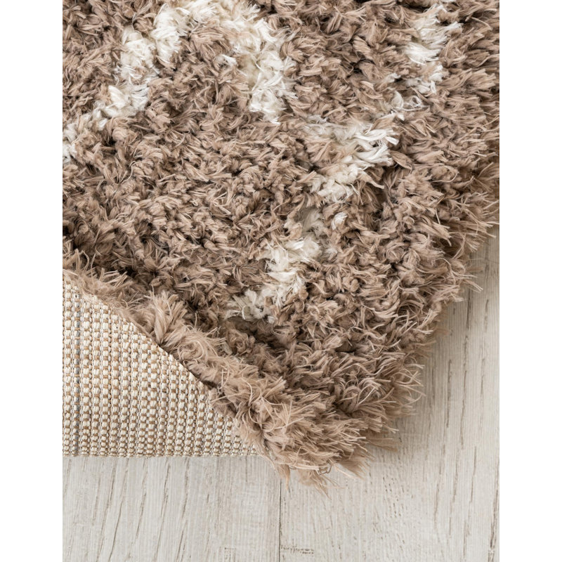 Tarquinio Rug, Round 8', Brown