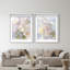 Floral Haze Set Shadowbox Floral & Botanical Print by Oliver Gal, Black Frame, 16 x 20-2055134940-2055134942