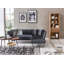 Platon 190cm H x 66cm W Solid Wood Standard Bookcase
