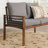 Piatto 48'' Wide Acacia Loveseat with Cushions