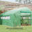 13' x 10' x 6.5' Hoop House Greenhouse with Large Windows and Zippered Door, Large Walk-In Tunnel Green House with Upgraded Galvanized Steel Frame, PE Cover, Gardening Plant Hot House-107129614