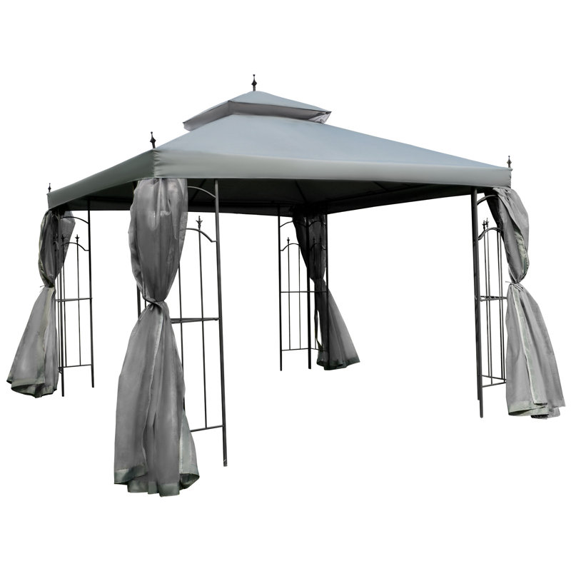 Lundell 3m x 3m Metal Patio Gazebo