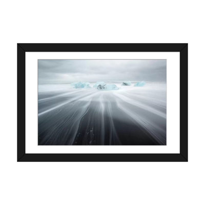 Icebergs On Black Beach II by Matteo Colombo - Graphic Art