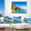 Coussin lombaire en mer seascape fantastique