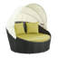 Lit de jour d'extérieur Siesta Canopy Espresso Peridot
