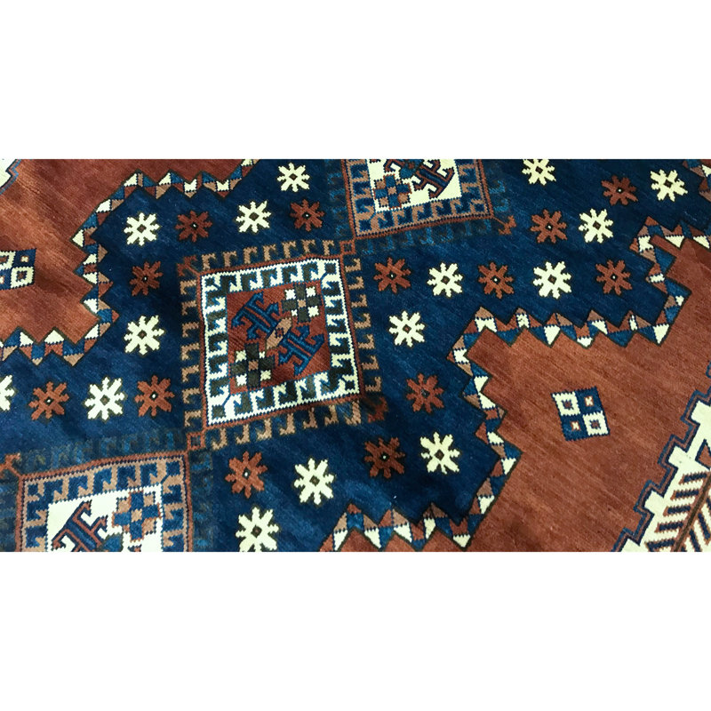 Hand-Knotted High-Quality Brown Area Rug