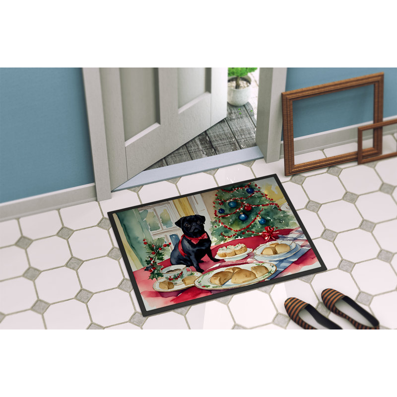 Junya Non-Slip Christmas Doormat, 24" W x 36" L
