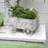 Vintage Metal Wheelbarrow Planter,Metal Wagon Planters for Outdoor Plants,Flower Cart for Patio Garden Balcony (Flower Excluded)-847522251