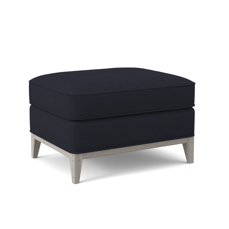 Repose-pieds Sonoma, Bisque, 100% polyester bleu marine de Venise