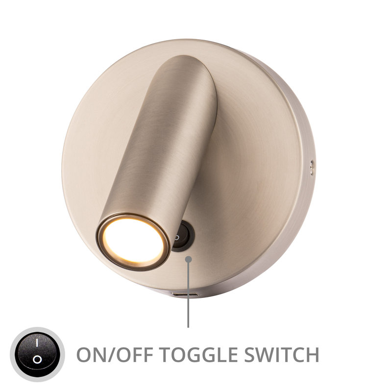 Aspire 1 - Light LED Spotlight, Brushed Nickel