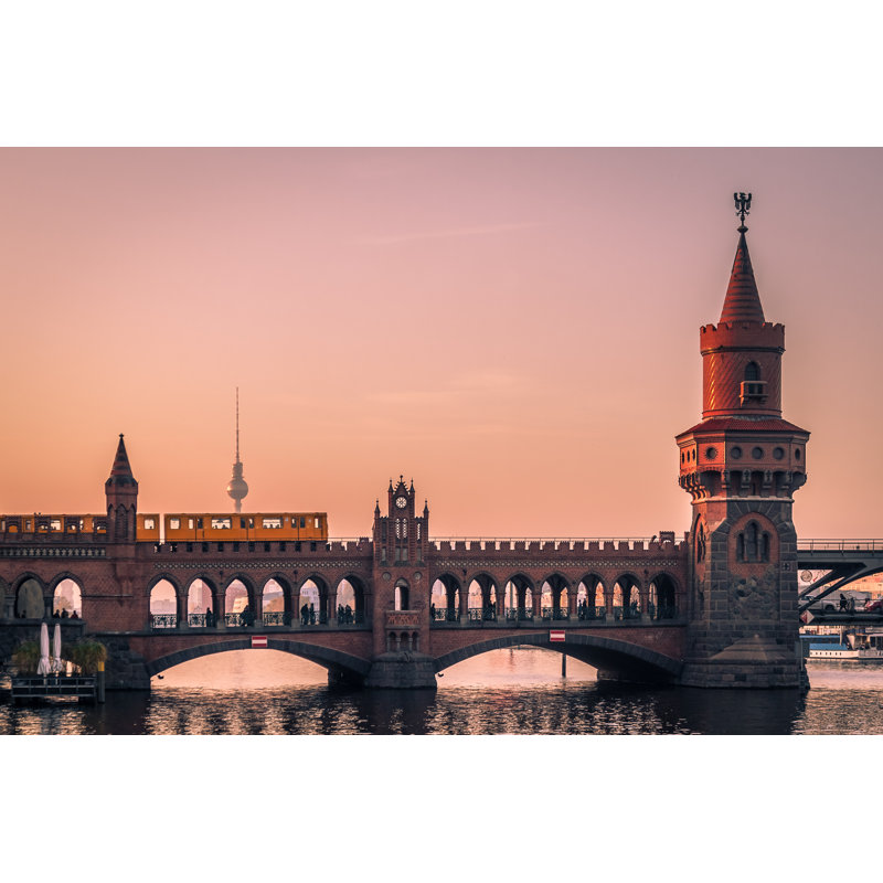 Marilo Sunset In Berlin - Wrapped Canvas Print, 30cm H x 46cm W x 3.8cm D
