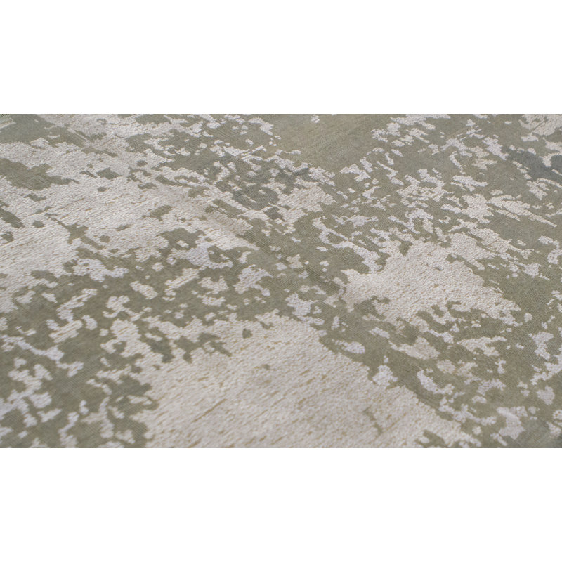 Kendale Abstract Area Rug in Olive/Beige
