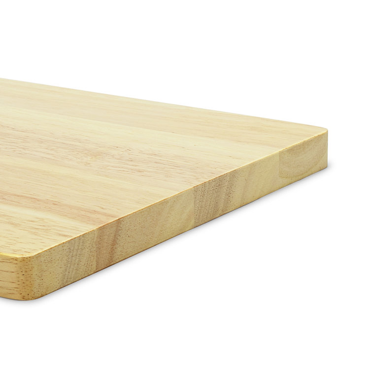 Makerflo Rubber Wood Cutting Board 14 x 10 inch, Butcher Block, Handmade  Gifts