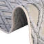 Tapis de couloir contemporain de couleur beige et gris Britnie26-1178908862