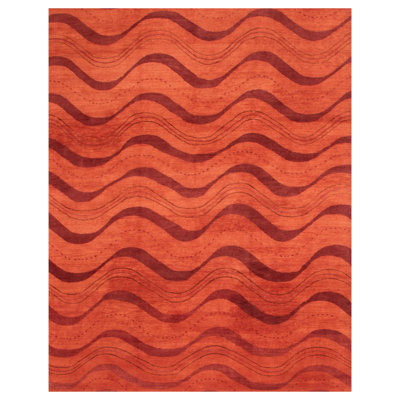 Wool Abstract Indoor Rug