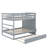 Full Over Full Bunk Bed With Staircase And Trundle-870211052